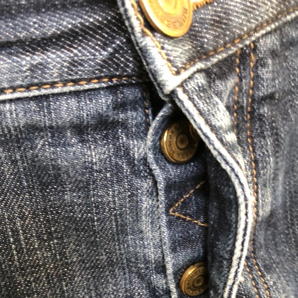 Burberry Dark Blue Four Button Fly Jeans Size 38x34 - Picture 6 of 13